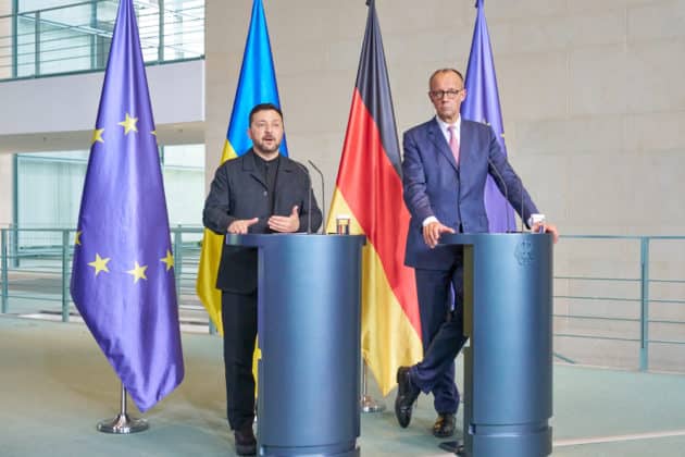 Staatsbesuch des Präsidenten der Ukraine Wolodymyr Selensky in Berlin am 28.05.2025 © Ulrich Stamm