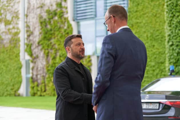 Staatsbesuch des Präsidenten der Ukraine Wolodymyr Selensky in Berlin am 28.05.2025 © Ulrich Stamm