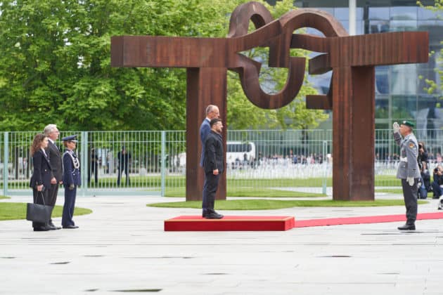 Staatsbesuch des Präsidenten der Ukraine Wolodymyr Selensky in Berlin am 28.05.2025 © Ulrich Stamm