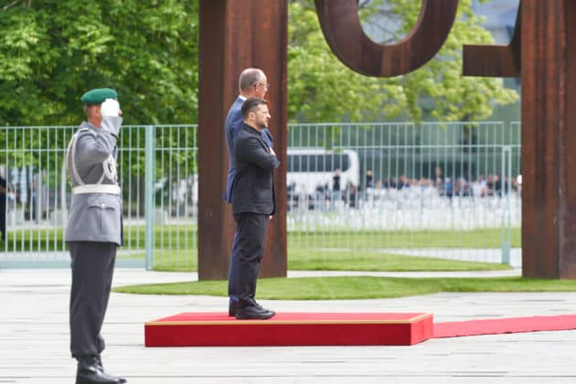 Staatsbesuch des Präsidenten der Ukraine Wolodymyr Selensky in Berlin am 28.05.2025 © Ulrich Stamm