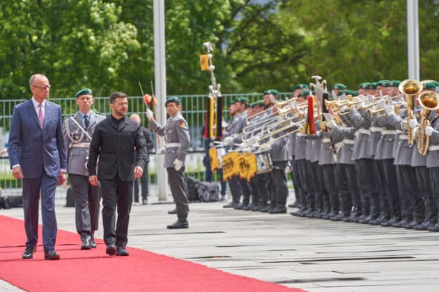 Staatsbesuch des Präsidenten der Ukraine Wolodymyr Selensky in Berlin am 28.05.2025 © Ulrich Stamm