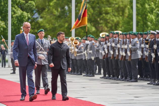 Staatsbesuch des Präsidenten der Ukraine Wolodymyr Selensky in Berlin am 28.05.2025 © Ulrich Stamm