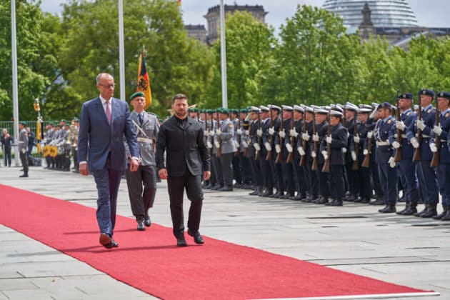 Staatsbesuch des Präsidenten der Ukraine Wolodymyr Selensky in Berlin am 28.05.2025 © Ulrich Stamm
