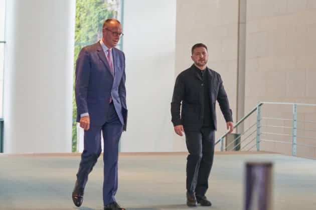 Staatsbesuch des Präsidenten der Ukraine Wolodymyr Selensky in Berlin am 28.05.2025 © Ulrich Stamm