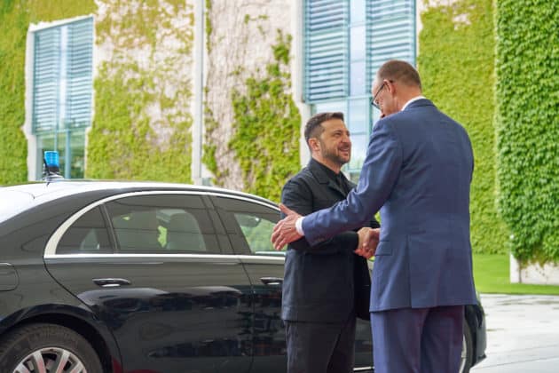 Staatsbesuch des Präsidenten der Ukraine Wolodymyr Selensky in Berlin am 28.05.2025 © Ulrich Stamm