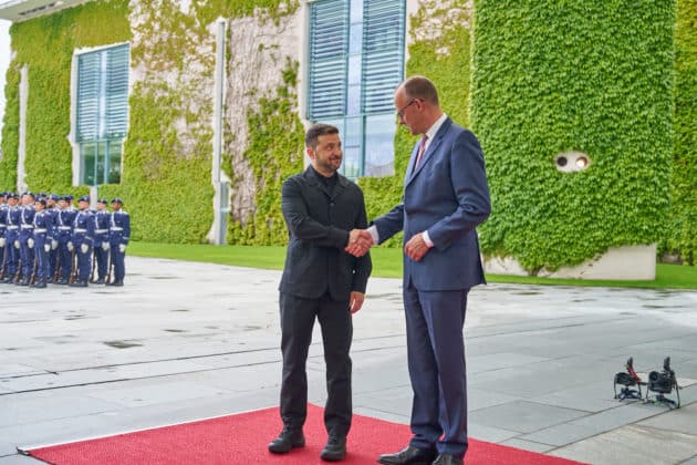Staatsbesuch des Präsidenten der Ukraine Wolodymyr Selensky in Berlin am 28.05.2025 © Ulrich Stamm