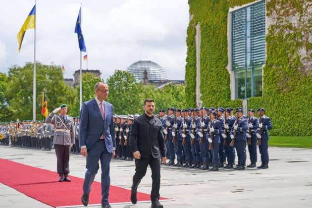 Staatsbesuch des Präsidenten der Ukraine Wolodymyr Selensky in Berlin am 28.05.2025 © Ulrich Stamm