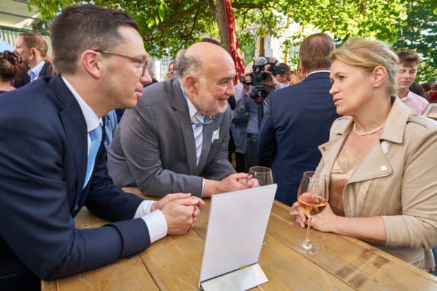 Sommerfest 2025 der Landesvertretung Niedersachsen in Berlin - In den Ministergärten in Berlin am 23.06.2025 © Ulrich Stamm