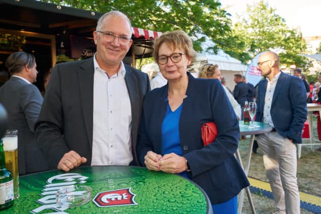 Sommerfest 2025 der Landesvertretung Niedersachsen in Berlin - In den Ministergärten in Berlin am 23.06.2025 © Ulrich Stamm