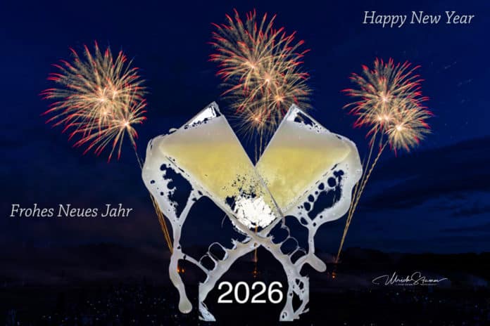 Silvester Neujahr Happy New Year 2026