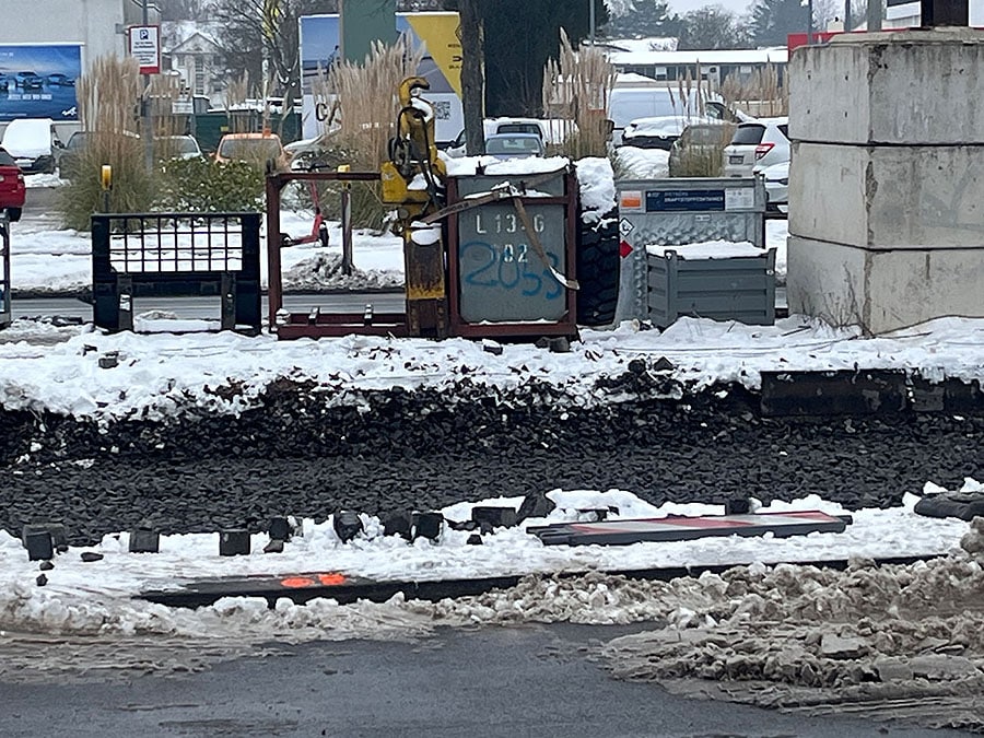 Bald fährt die Stadtbahn wieder geradeaus - Stadtreporter.de IMG 3239