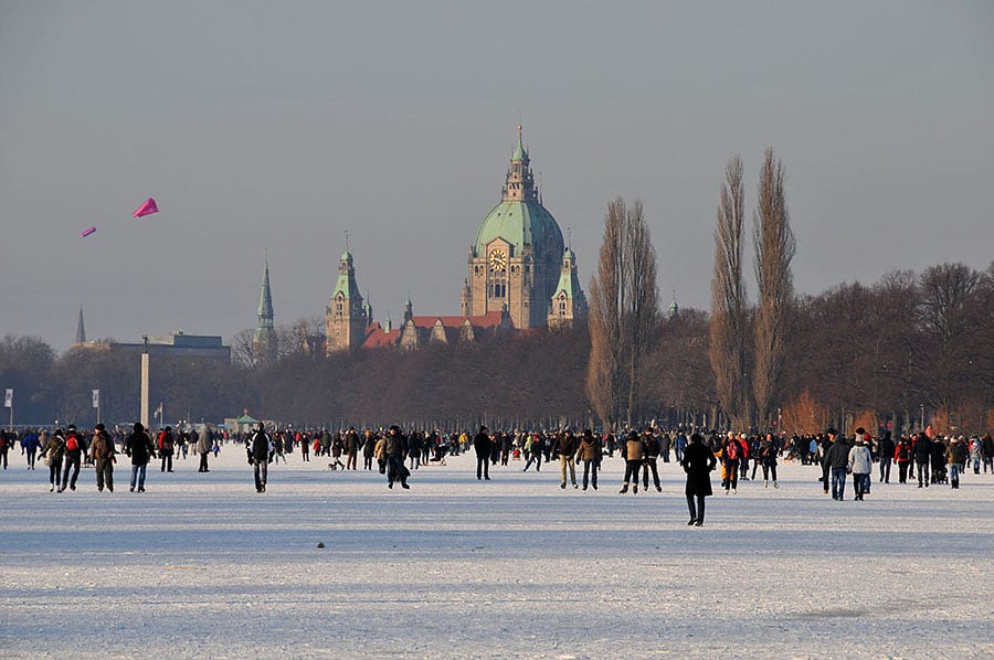 Hannover bleibt winterlich - Stadtreporter.de Maschsee 015