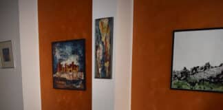 Blick in die Ausstellung im Quartierstreff Döhren