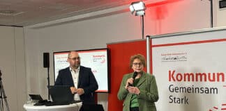 Niedersachsen Innenministerin Daniela Behrens auf der Kommunalkonferenz