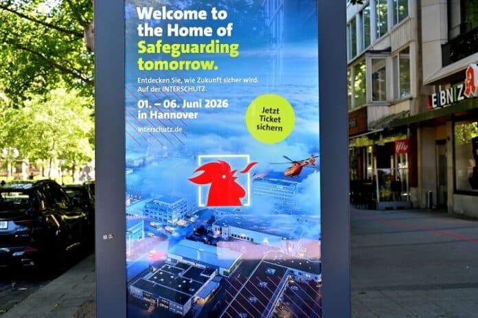 Die Weltleitmesse für Feuerwehr, Rettungswesen und Bevölkerungsschutz, die INTERSCHUTZ, findet vom 01. bis 06. Juni 2026 auf dem Messegelände in Hannover statt