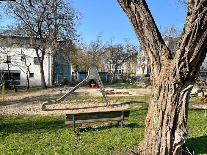 Der Spielplatz an der Riepestraße in Waldhausen