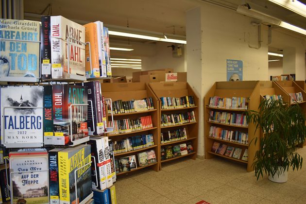 Provisorium bis September. D&ouml;hrens neue Pop Up Bibliothek