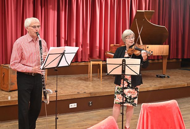 Anette und Thomas Siebert sorgten f&uuml;r den musikalischen Rahmen