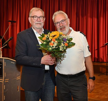 Abschied: Der Kontaktbereichsbeamte Klaus-Dieter Theune geht in den Ruhestand