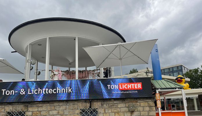 Der Musikpavillon am Nordufer
