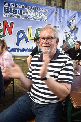 Bezirksb&uuml;rgermeister Willi Lindenberg feierte auch mit