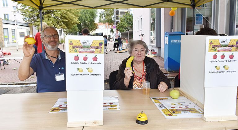 Gl&uuml;cksspiel mit Obst