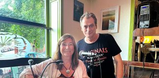 Silke Rossbach mit Wirt Jens Klinkert