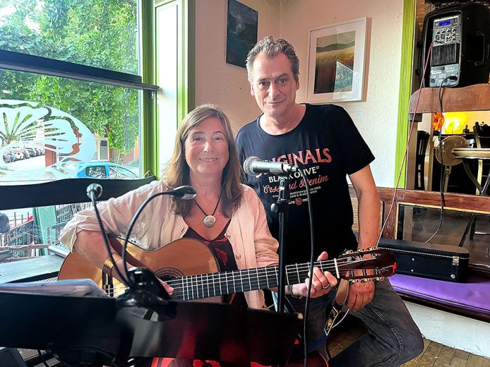 Silke Rossbach mit Wirt Jens Klinkert