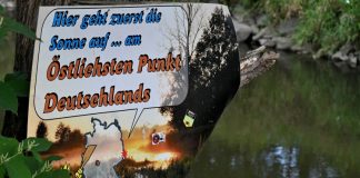 Am östlichsten Punkt Deutschlands – Auf der anderen Seite des Grenzflusses Neiße liegt Polen