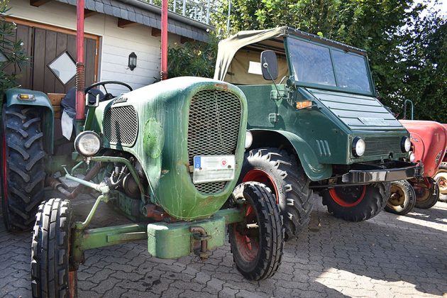 Oldtimer-Trecker waren zu bestaunen