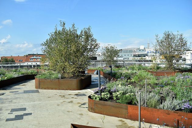 Die neuen City Roof Walks auf dem Dach des Parkhauses Schmiedestra&szlig;e