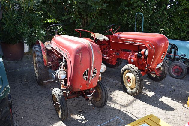 Oldtimer-Trecker waren zu bestaunen