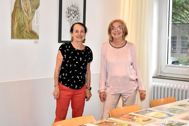 Vorhang auf f&uuml;r Zwei: Jana Travnickova und Martina Wagner zeigten ihre Werke im Gemeindehaus St. Petri