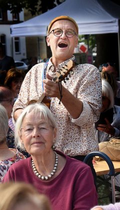 Die Gruppe &bdquo;wachsMus&ldquo; spielte beim Kulturpicknick