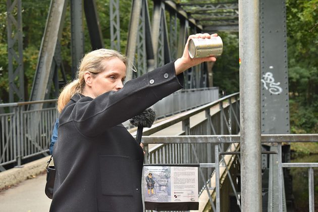 Symbolische Taufe der Br&uuml;cke