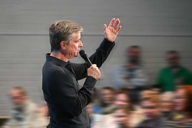 Juliano Rossi trat bei der &bdquo;Langen Nacht&ldquo; in der Auferstehungskirche auf