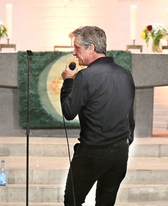 Juliano Rossi trat bei der &bdquo;Langen Nacht&ldquo; in der Auferstehungskirche auf