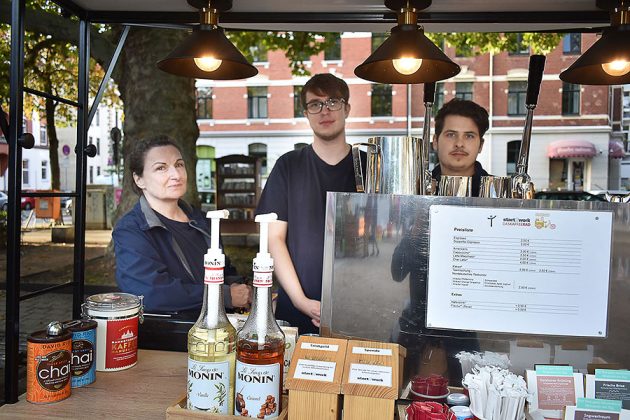 Kaffeestand auf dem Fiedelerplatz