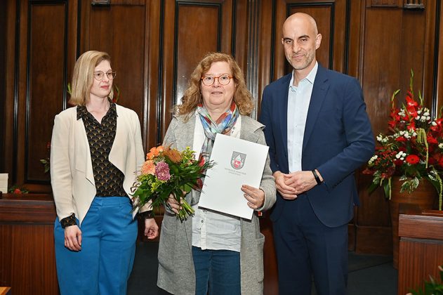 Wurde f&uuml;r 25 Jahre ausgezeichnet: Dr. Gudrun Koch